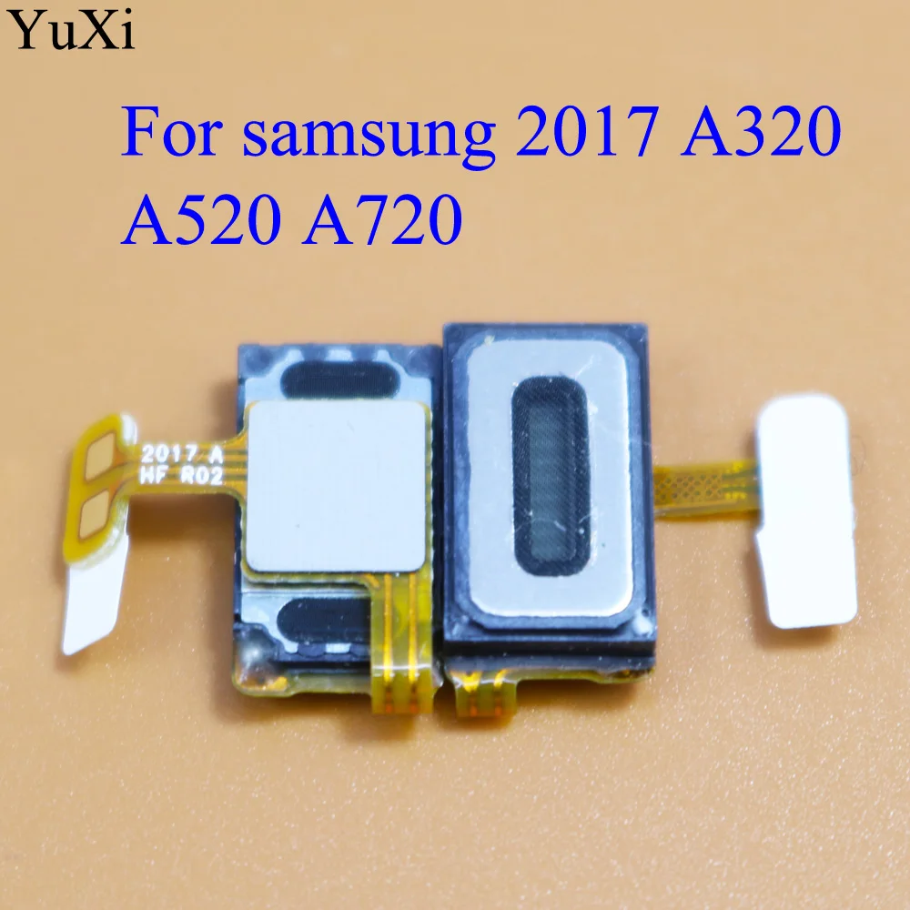 2 шт./лот наушник динамик звуковой приемник гибкий кабель для Samsung Galaxy A3 2017 A5 A7 A320