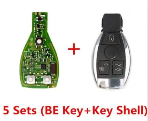 XHORSE VVDI BE Key Pro для Benz XNBZ01CH Чип дистанционного ключа улучшенная версия Smart Key Shell 3 кнопки можно обменять маркер для MB BGA - Цвет: Blue