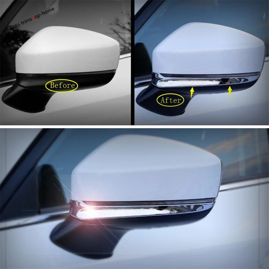 Аксессуары Yimaautotrims подходят для Mazda CX 9 CX9 2017 2018 2019 2020 ABS хромированное зеркало