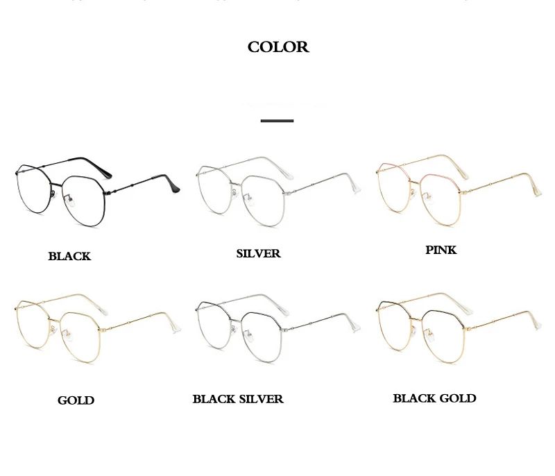 Zilead ретро металл полигон Fnished близорукость очки для женщин и мужчин четкие близорукие очки дальнозоркость очки
