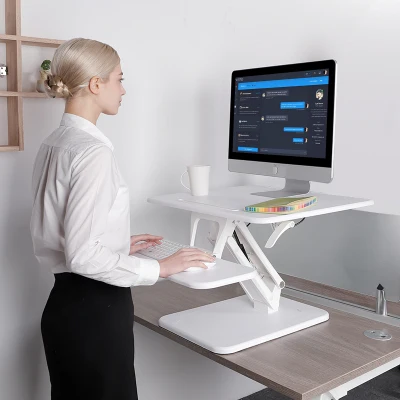 Loctek M3M TV mount Height Adjustable Sit Stand Desk Riser Foldable font b Laptop b font