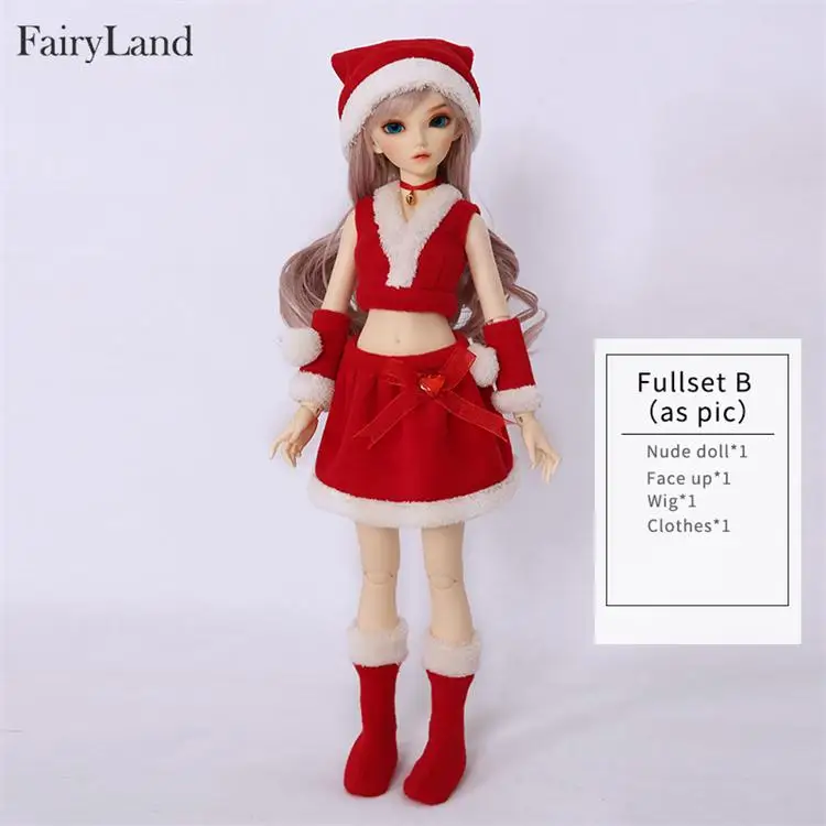 Fairyland Minifee Chloe fullset костюм 1/4 BJD SD кукла fairyline moeline msd luts littlemonica bluefairy парик chlothes обувь - Цвет: Fullset in NS asPicB