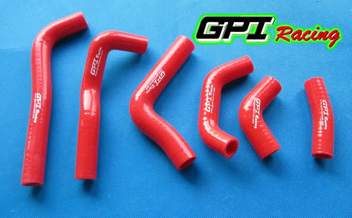 Красный для HONDA CRF450 CRF 450 02 03 04 2002 2003 2004 dirt bike Мотокросс силиконовый шланг