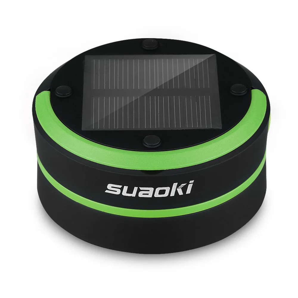 Складной фонарь Suaoki для кемпинга на солнечной батарее USB и Перезаряжаемый