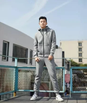 Original xiaomi mijia ULEEMARK men's trend ribbon suit loose sportswear casual suit autumn and wint