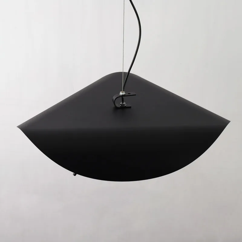  Modern LED Pendant Light Postmodern Dining Room Bedroom Fixture Retro Black Gold Texture Hanging La - 32980109591