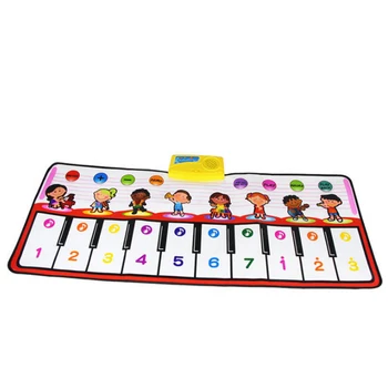 

Multi-function Battery-powered Music Play Mat Kids Baby Educational Music Creeping Carpet with Light Effect For Kids Students