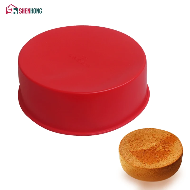 

SHENHONG Round Cake Mould Homemade Mold Silicone Mousse 3D DIY Baking Cookie Mould Fondant Home Bakery