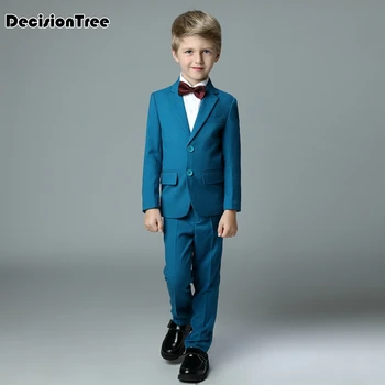 

2019 new baby clothes boys suits for wedding kids british wind birthday dress boygentleman suit children clothing disfraz blazer