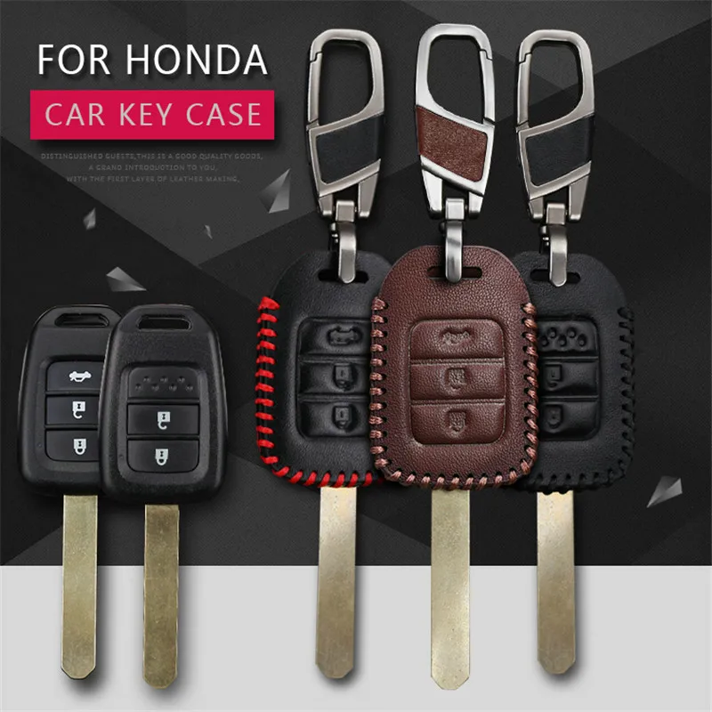 Car Key Case For Honda Fit XRV CRV 2016 Insight Bezel Civic Stream