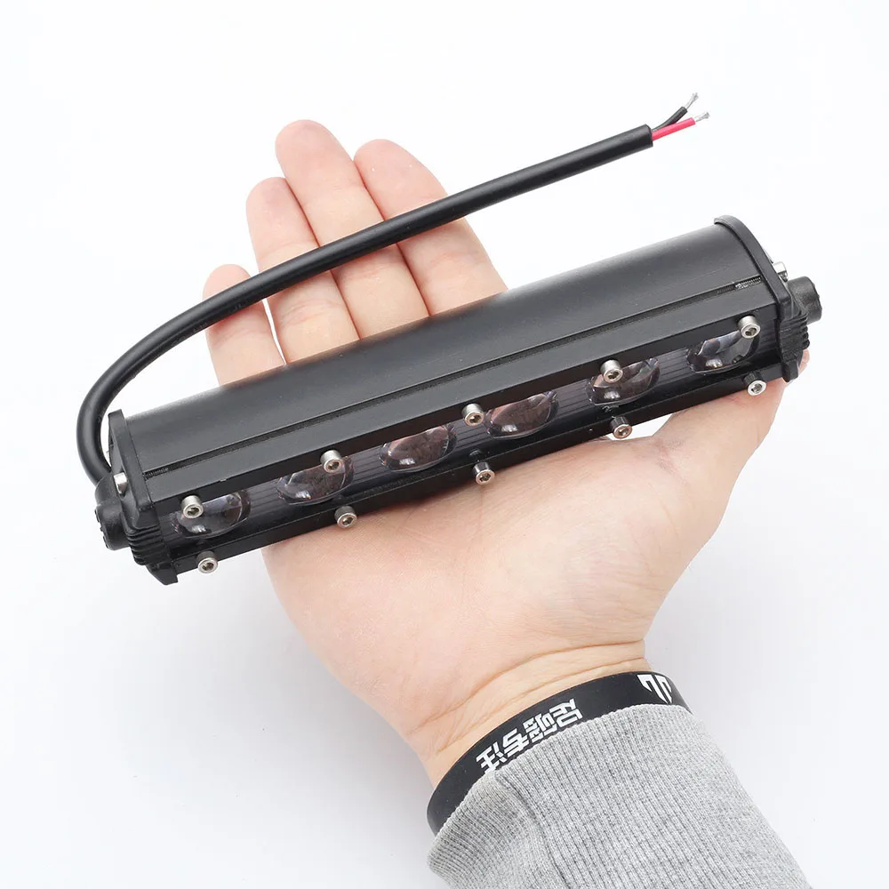 

8 Inch Work Ligh Car LED Mesh Light Work Light Bar Spot Beams Headlight Inspection Light Small Single Row Lens Spotlight Strip