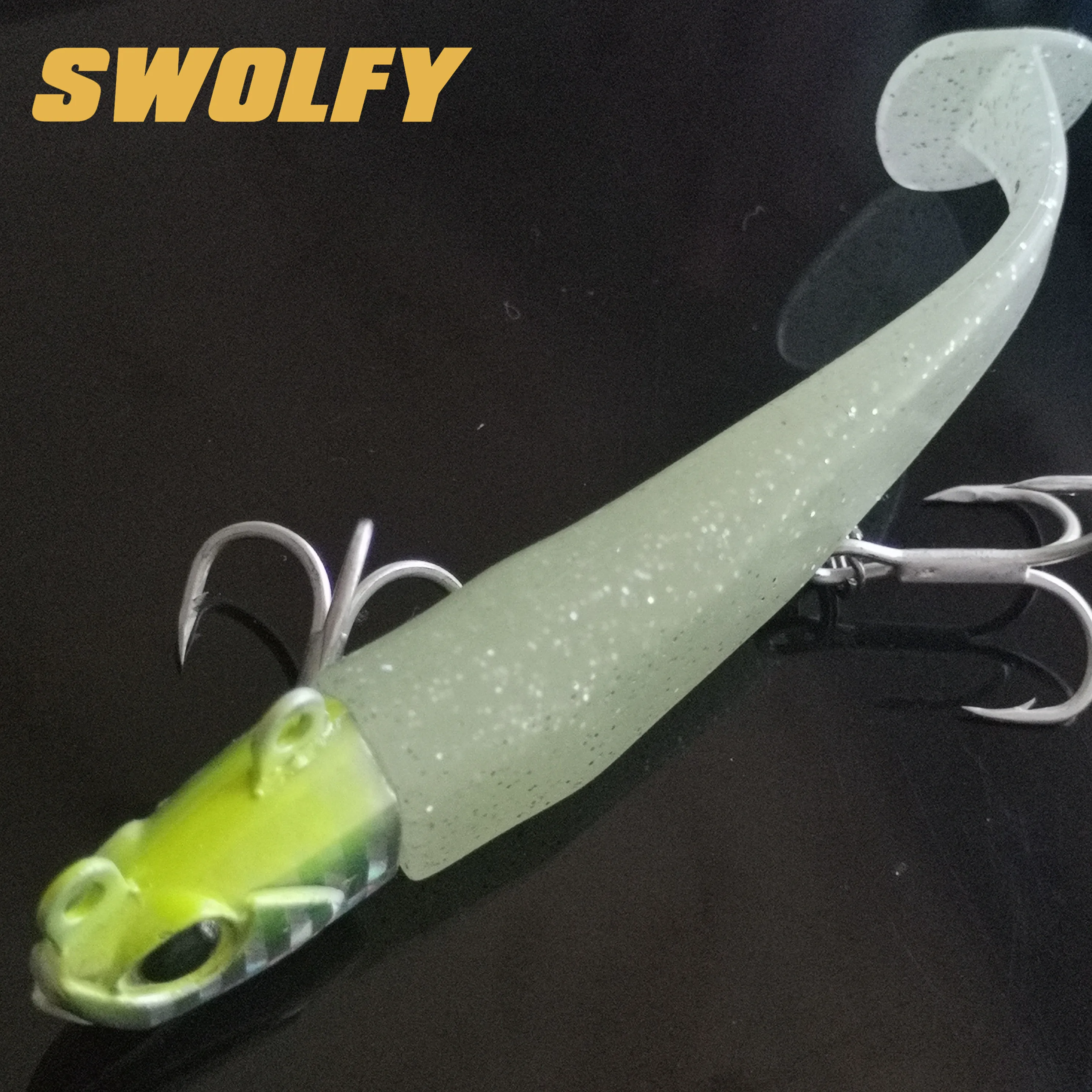 Swolfy 4PCS 14g/21g lead jig Head Single Hook Soft Fishing Lure Wobbler Bait Sinking Jigging Sea Fishing Peche Pesca Fishing