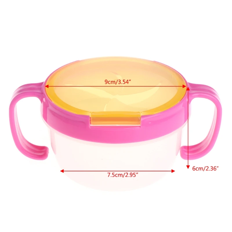 Здоровая детская непроливающаяся миска, миска для младенцев, миски для закусок, контейнер для еды, помощь при кормлении