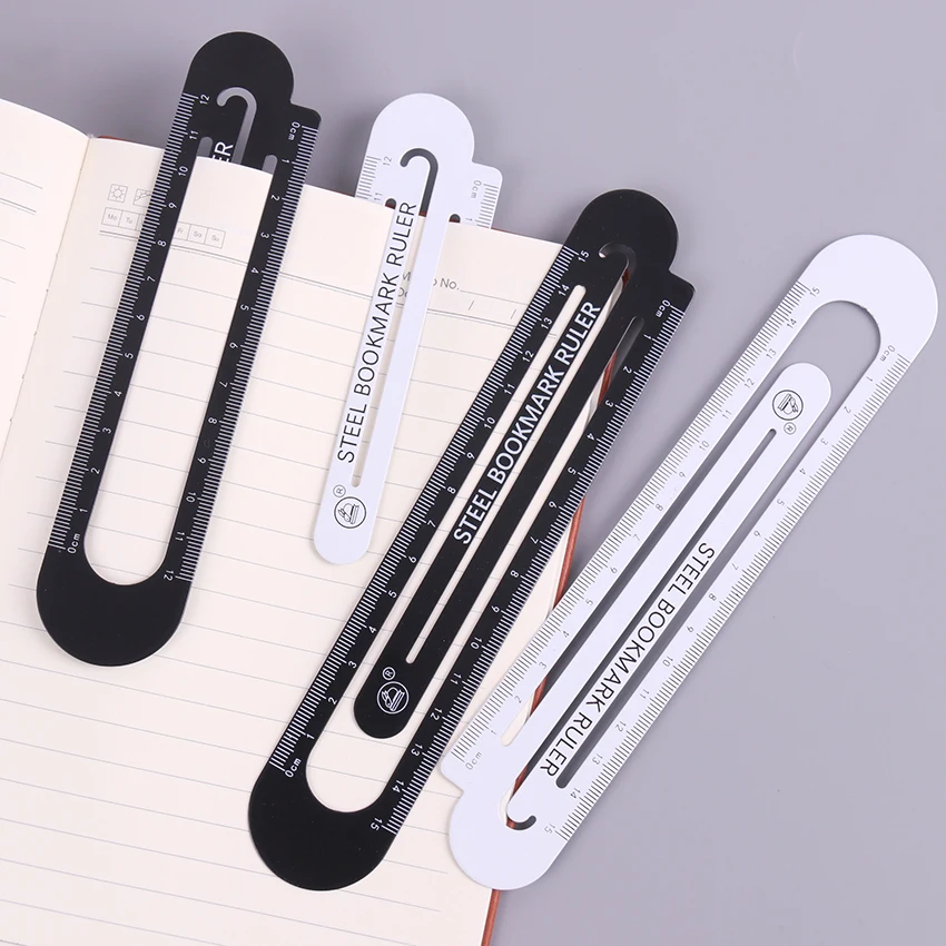 12cm steel ruler metal rulers Metal bookmarks School Supplies Drawings supp^m^ 