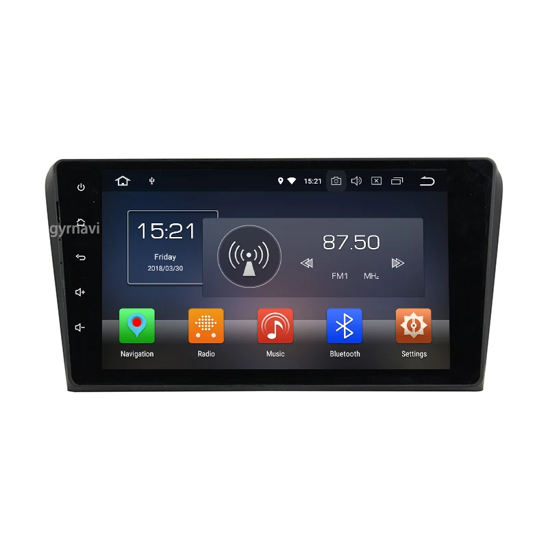 Perfect 9 inch screen for mazda 3 2004-2009 Android 8.0 Octa core PX5 car radio gps with 4G RAM 32G ROM wifi 4g usb auto Multimedia 2