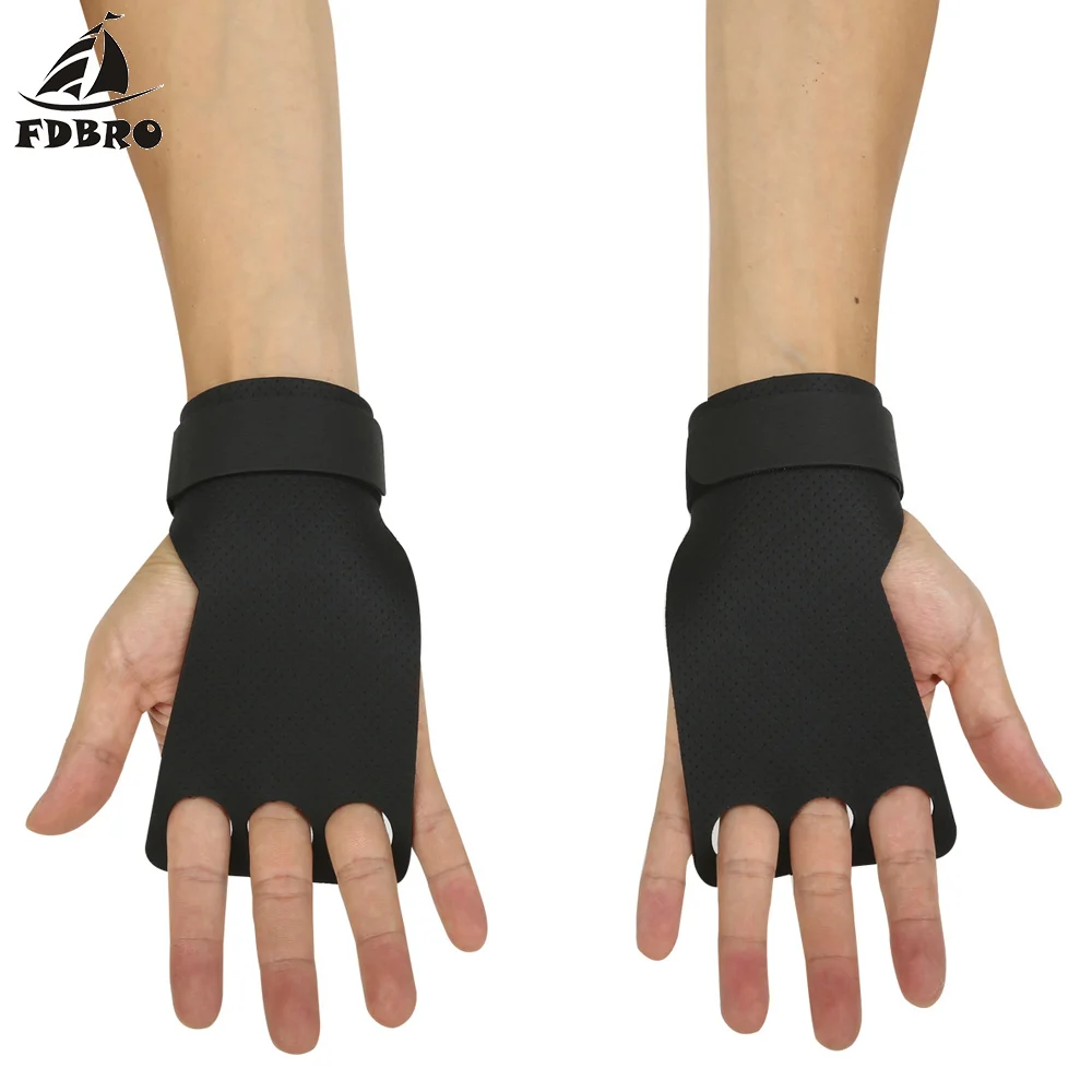 FDBRO Gym Gloves Fitness Weight Lifting Gloves Workout Hand Grips Exercise Gloves for Pull Up Body Building Gym Accessories