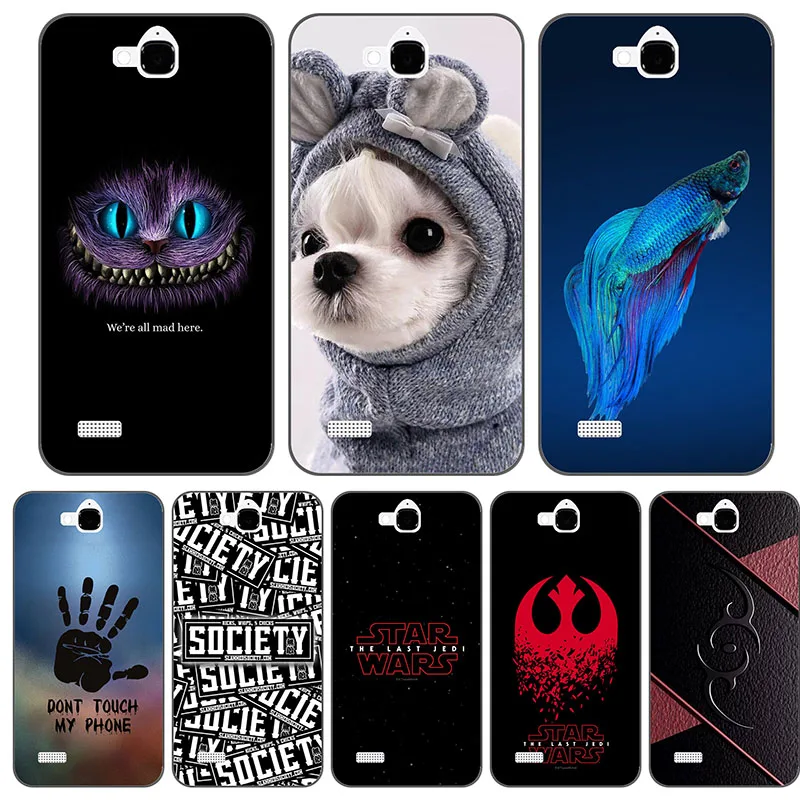 

Cute Cartoon Case For Huawei Honor 3C Lite Play Cover Printing Drawing Cat Printed Phone Shell Capa Funda For Huawei Honor Holly