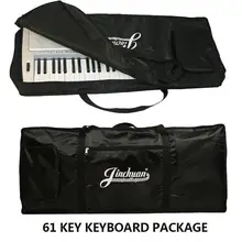61 key black electronic organ bags keyboard case practical musical instruments portable bags