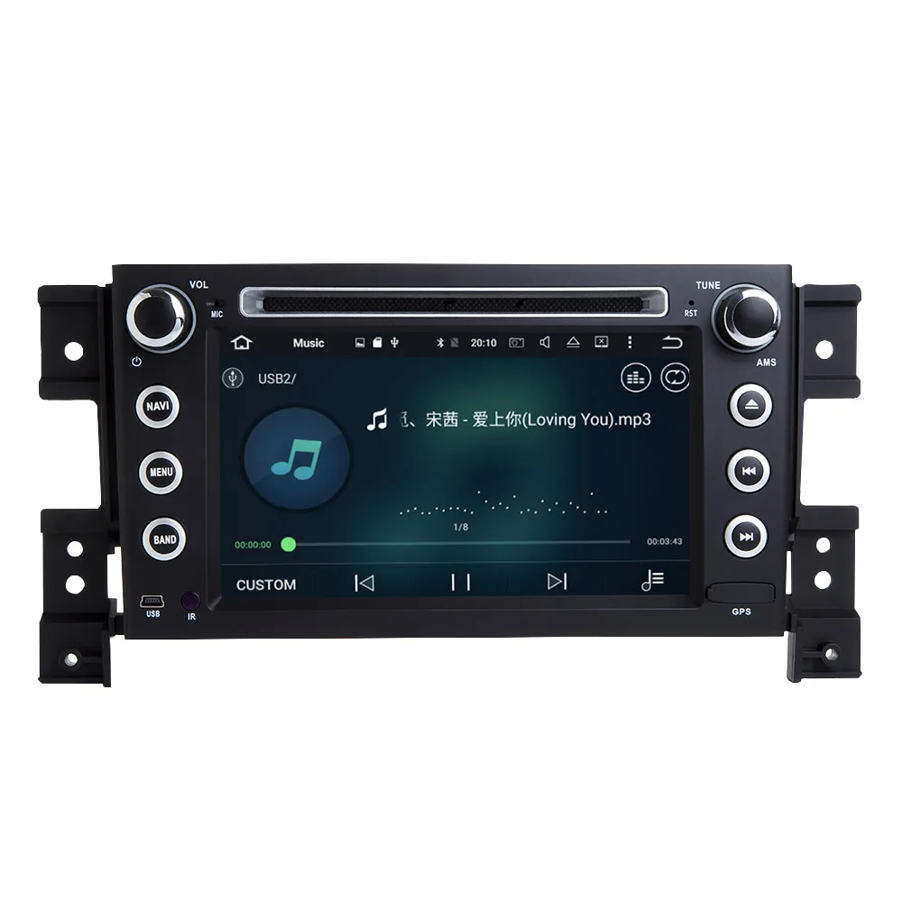 Cheap Support Apple Carplay Android9.0 Car DVD GPS Multimedia Player For Suzuki Grand Vita 2005-2010 Auto radio Navigation Stereo 12