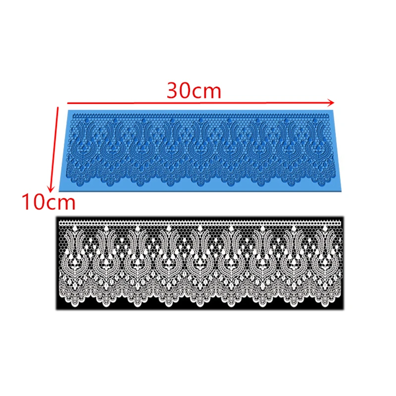 Aomily Силиконовые Кружева цветок свадебный торт красивый цветок кружева помадка плесень мусс Сахар ремесло глазурь коврик Кондитерские инструменты для выпечки