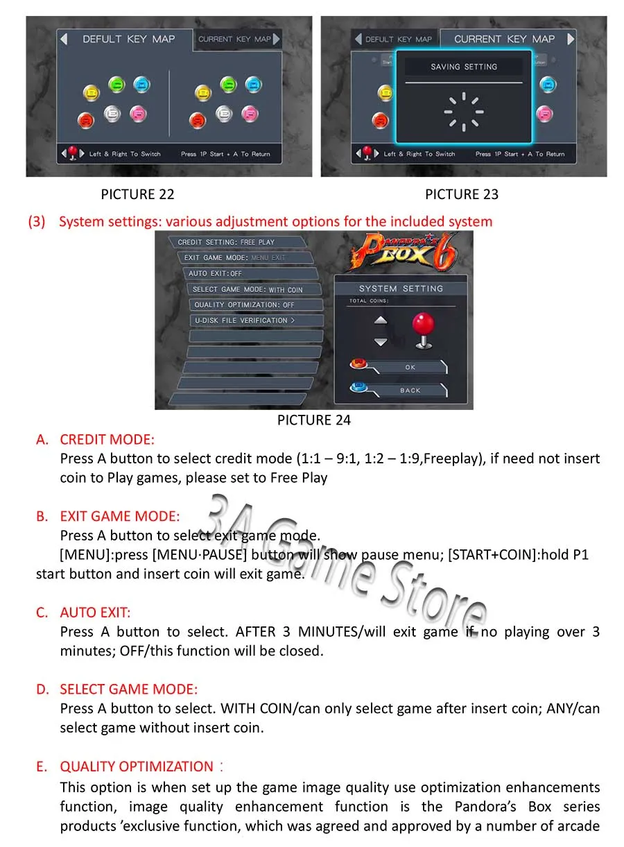 Pandora Box 6 1300 in 1 Wireless Arcade Sticks Controller 2 Players Joystick Arcade Control Panel can add 3000 games 3d Tekken Pandora Box 6 1300 in 1 Wireless Arcade Sticks Controller 2 Players Joystick Arcade Control Panel can add 3000 games 3d Tekken