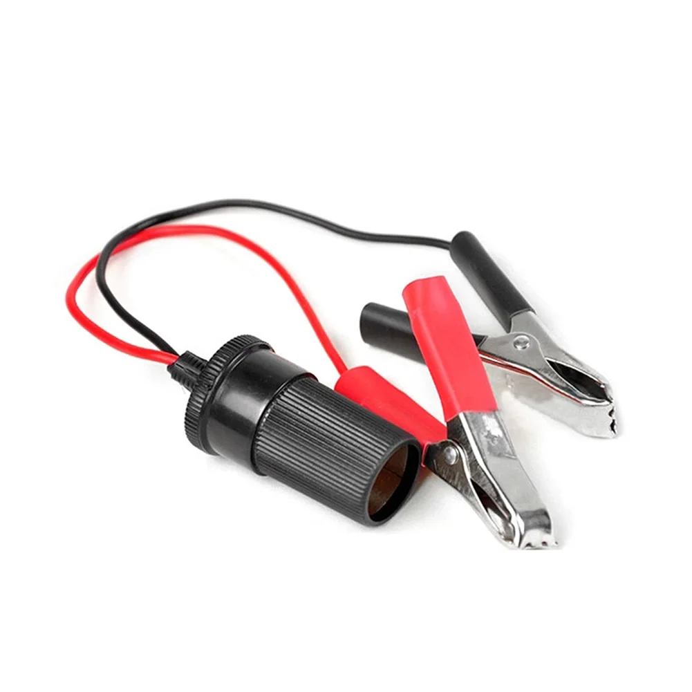 

Newest 12V Car Cigarette Lighter Socket Portable Power Plug Adapter With Crocodile Clip CSL2018