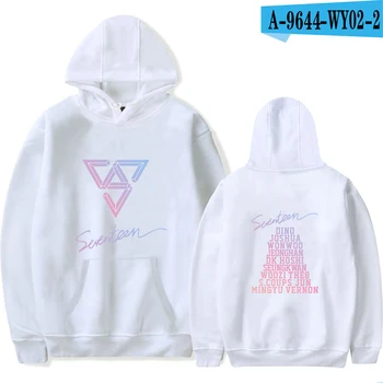 

Harajuku SEVENTEEN Hoodies Men/Women Fashion Casual Hip Hop Hoodie Print SEVENTEEN Men's Sweatshirt Pullover Hooded