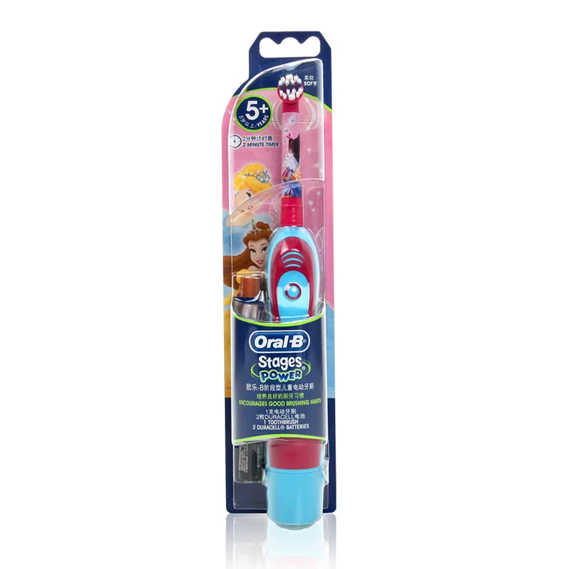 Oral B 4510 K электрическая зубная щетка для детей Дисней принцесса батарея ORAL PRO