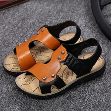 2016 Summer new Korean children boys sandals casual sandals soft bottom baby shoes toddler shoes