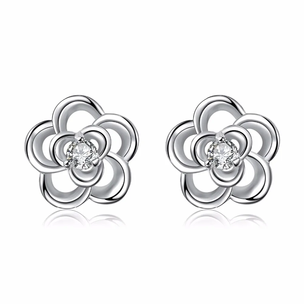 

ARUEL Hot Sale Fashion Crystal Small Stud Earrings For Women Men Crown Jewelry Gold Color Lover Christmas Gift Bague Bijoux Aros