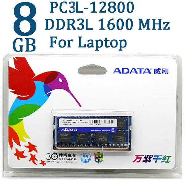 Adata Ddr3 Ddr3l 4gb 8gb 1600mhz Ram Memory 4 Pin So Dimm 1333 Pc3l Pc3 For Acer Samsung Dell Hp Lenovo Thinkpad Laptop 8gb 1600mhz Ddr3l 4gb4 Pin Aliexpress