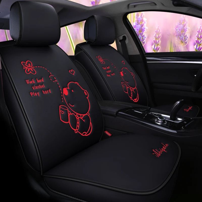 Искусственная кожа С изображением машины сиденья авто мест Чехлы для nissan qashqai j10 араба koltuk килифи mazda 6 gh chevrolet lacetti hou