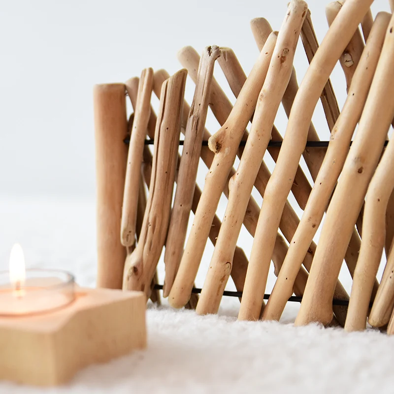 NUCHI Рождественская елка деревянный забор DIY Xmas Decora орнамент защитный для