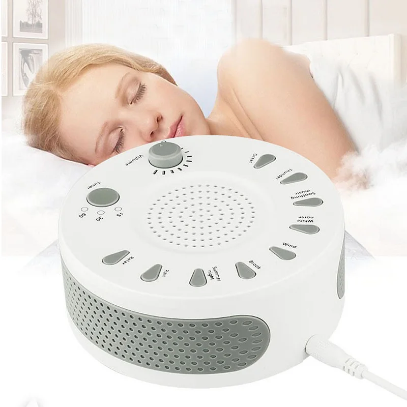 

White Noise Sleep Instrument Insomnia Artifact Improve Sleep Quality Baby Crying Comfort Music Player With Auto-off Timer