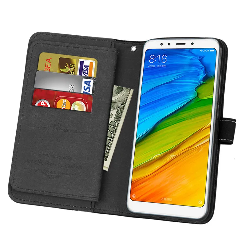 Xiaomi Redmi 5 Case cover Redmi 5 case Luxury Leather Multifunction Nine cards Wallet Flip Phone Bag Xiaomi Redmi 5 Phone Case5