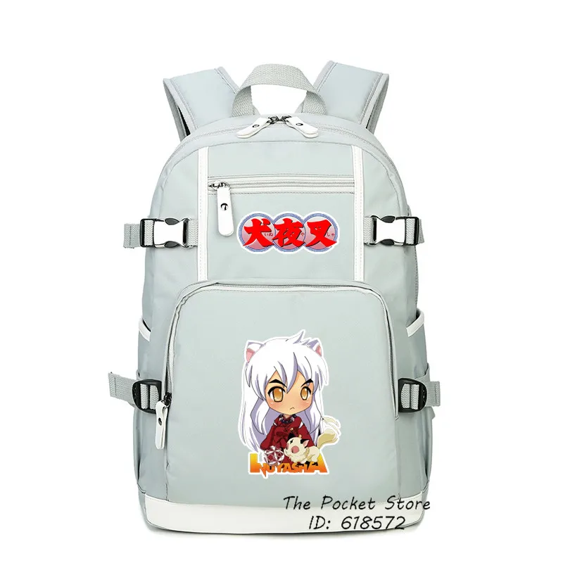 12 Аниме InuYasha InuYasya hiurashikagome Косплей печать Kawaii женский рюкзак холст школьные сумки рюкзак для ноутбука дорожные сумки - Цвет: 12