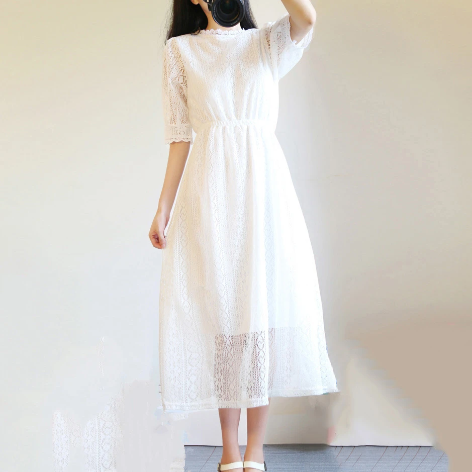 new dress white