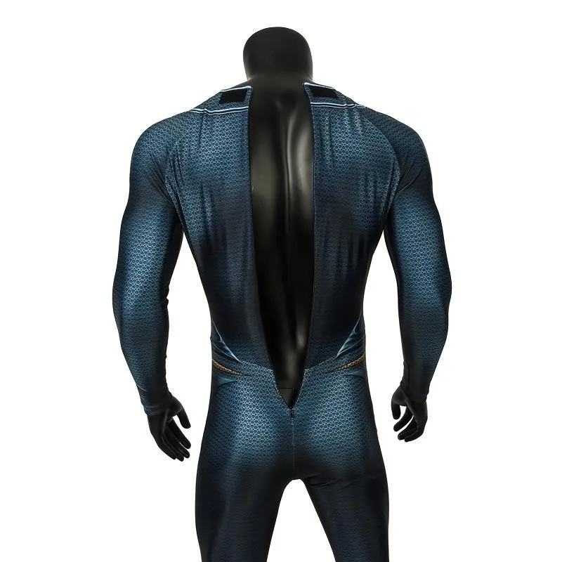 Superman Clark Kent Cosplay Costume | Man Of Steel Superhero Halloween Cloak | Men's Jumpsuit | Spandex 3D Print | Avengers DC Comics image 5