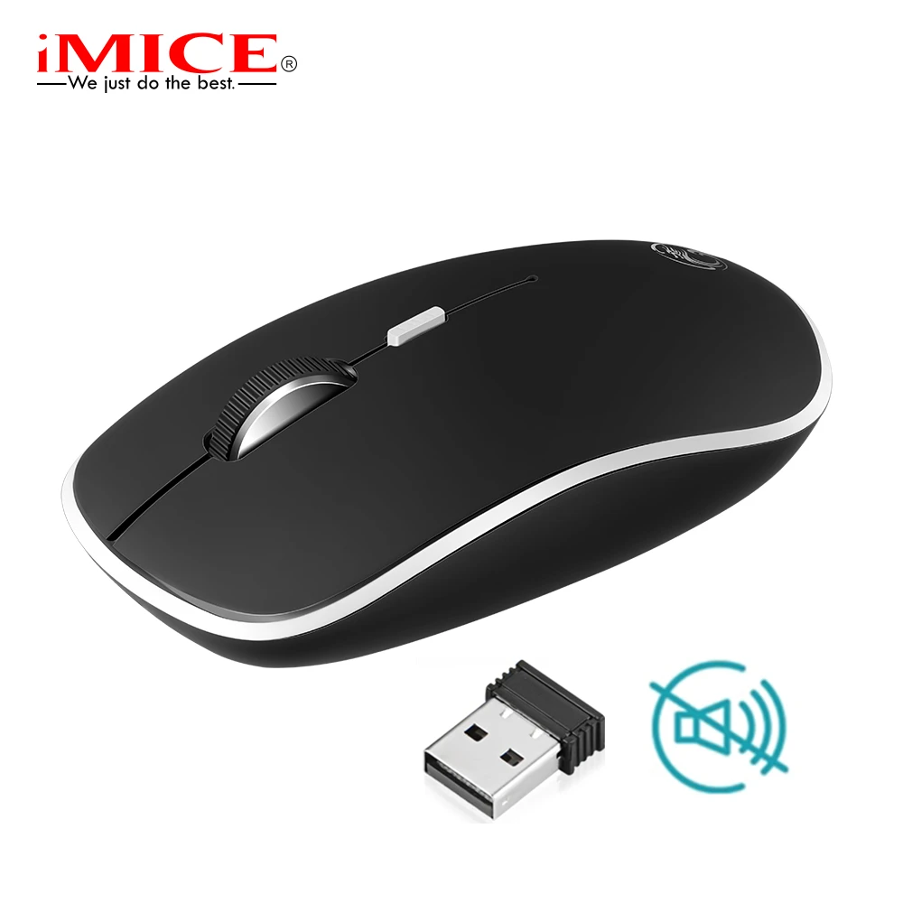 iMice Silent USB Wireless Mouse 1600DPI 2.4Ghz Computer Mouses USB Receiver 2.0 Noiseless PC Mouse Mute Wireless Mice for Laptop iMice Silent USB Wireless Mouse 1600DPI 2.4Ghz Computer Mouses USB Receiver 2.0 Noiseless PC Mouse Mute Wireless Mice for Laptop