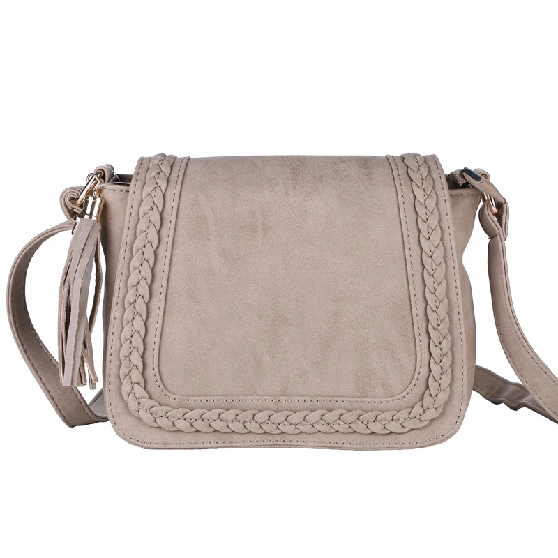 Jiessie & Angela New Vintage Shoulder Bags Women Messenger Bag PU Leather Handbag for Woman Fashion