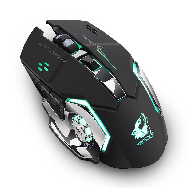 2.4GHz Wireless Gaming Mouse 2400dpi Rechargeable Backlight Silent USB Optical Ergonomic Gaming Mini Mice For PC Computer Laptop 2.4GHz Wireless Gaming Mouse 2400dpi Rechargeable Backlight Silent USB Optical Ergonomic Gaming Mini Mice For PC Computer Laptop