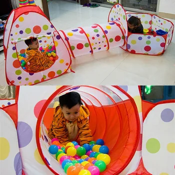 

Toy Tents Kids Crawling Play Tent for Baby Cloth House Children Toy Ball Pool for Ocean Ball Play Soft Outdoor Fun Sports Tent