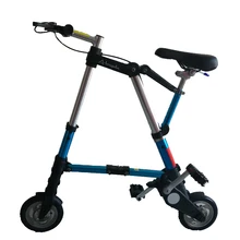 2017 Hot Sale 8” 8 Inch bike Folding Bicycle Bike Mini ultra-light Small Bicycle Black/White/Red/Blue