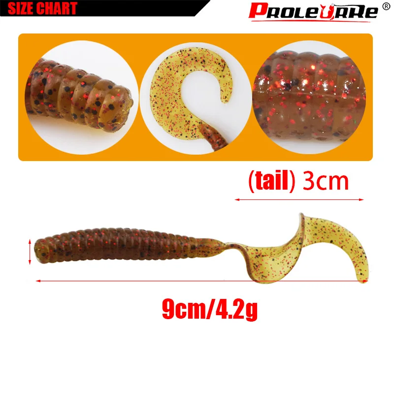 5 قطعة Wobblers الصيد السحر 9 سنتيمتر 4.2g سهلة شاينر Swimbait سيليكون لينة الطعم مزدوجة اللون الكارب Pesca الاصطناعي لينة إغراء PR-392