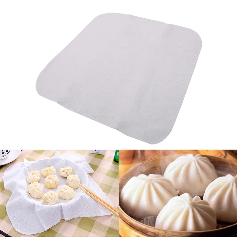 

Cotton Non-stick Kitchen Steaming Cloth Making Steamed Bread Dumpling Crab Sweet Potato Rice Cooking gauze