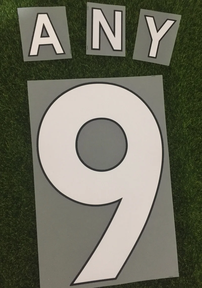 

FA League Nameset No Lion Log Customize Nameset Printing Any Name Number Sustainable Wash Flocking