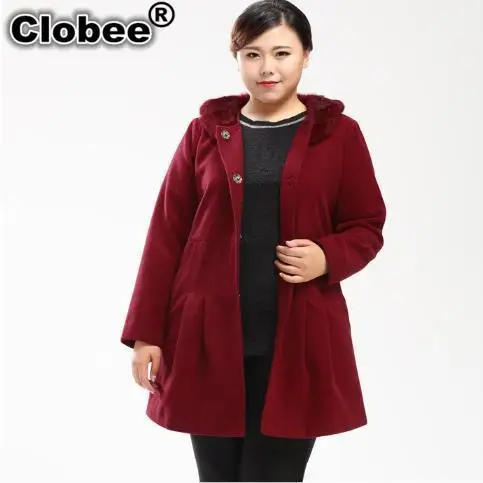 

Fluffy Women Coats 2019 Plus Size Women Jacket Thicken Fluffy Big Female Plus Size Fur Collar Winter Overcoat Women Parka M206