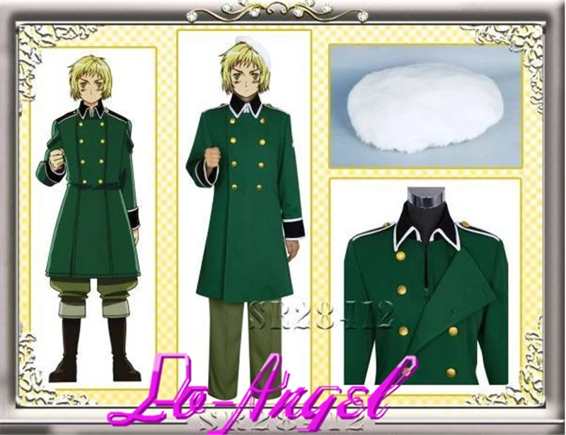 Anime APH Axis Powers Hetalia Switzerland Military Uniform Cosplay Costume Customized Size | Тематическая одежда и