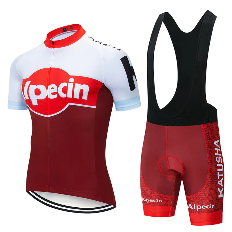 Alpecin Pro мужской короткий рукав для велоспорта из джерси одежда нагрудник шорты
