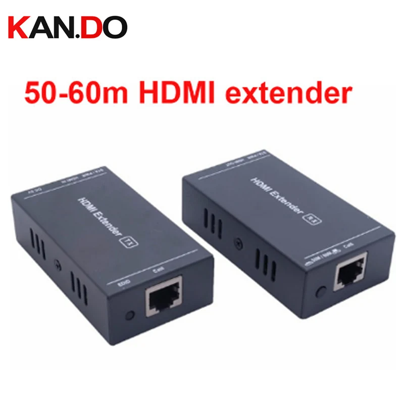 202p hdmi Передача HD HDMI удлинитель TX/RX Over Single Cat6 Ethernet кабель до 60 м/197 футов 1080P 3D